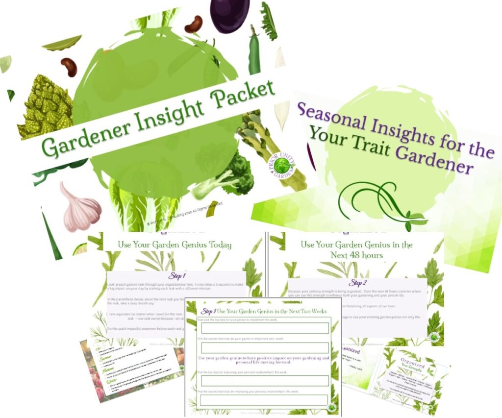 Get your Gardener Insight Packet after you take the Gardener Quiz