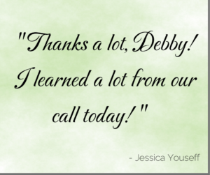 I learned alot from debby ward testimonial