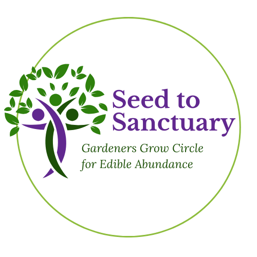 Seed to Sanctuary Logo for online private community for gardeners