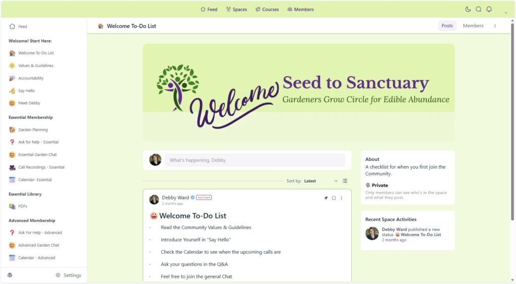 Seed to Sanctuary community space by debby ward at prior unity garden image 