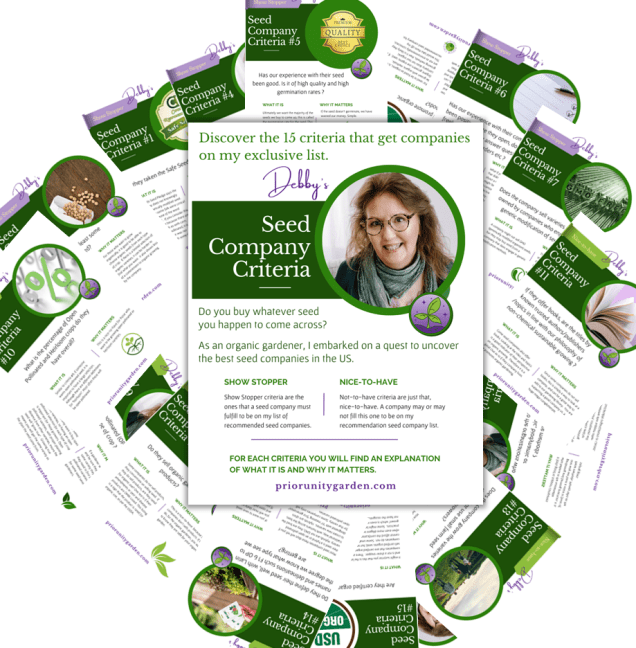 seed company criteria by debby ward, now to choose quality seed companies 